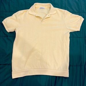 ZARA yellow polo shirt